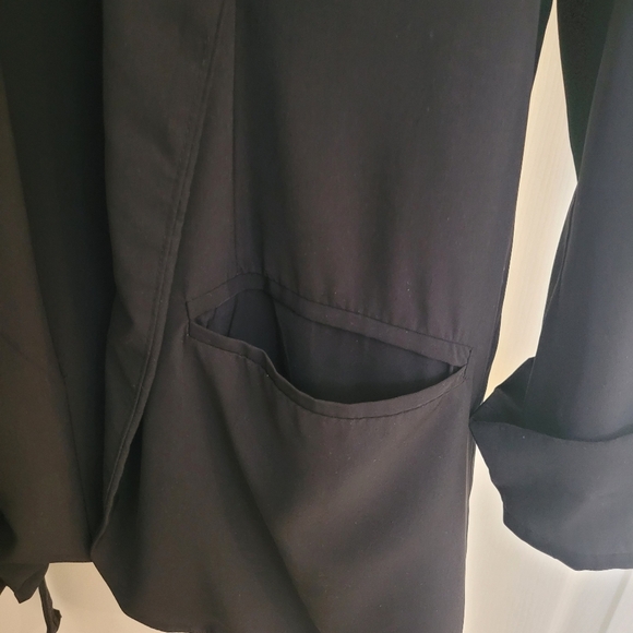 Women's Straight Fit Blazer Jacket - Picture 4 of 4